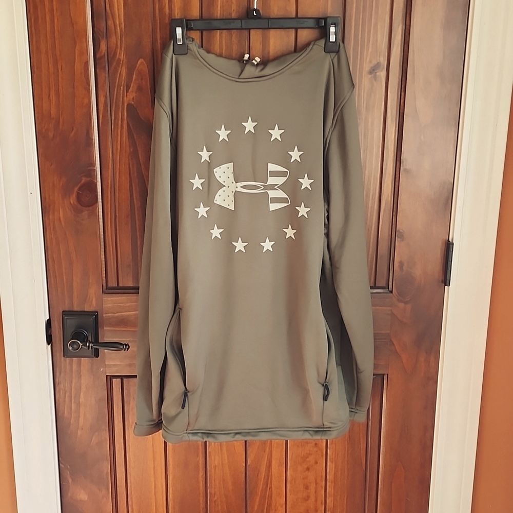 Under Armour Moisture Wicking Hoodie Army Green XL